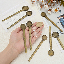 8 шт. оправа из сплава в тибетском стиле TIBE-ME0001-09