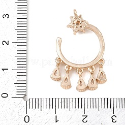 Латунные микро проложить кубического циркония подвески&nbsp;KK-F918-01KCG