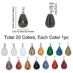 40 kit para hacer collares de piedras preciosas&nbsp;DIY-SC0014-84