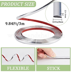 PVC selbstklebende flexible Formleiste&nbsp;FIND-WH0028-28C