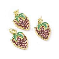 Латунные микро проложить кубический цирконий подвеска&nbsp;ZIRC-P101-01G