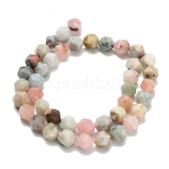 Природные морганит нитей бисера G-H329-E03-10mm-02