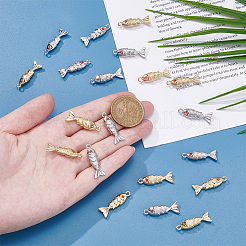 20шт 2 цвета латунные подвески&nbsp;KK-ME0003-46A