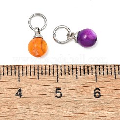 Teints d'eau douce naturelle pendentifs coquille&nbsp;PALLOY-JF05339-02