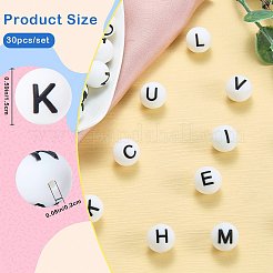 30 pz perline in silicone&nbsp;SIL-SZ0003-77K