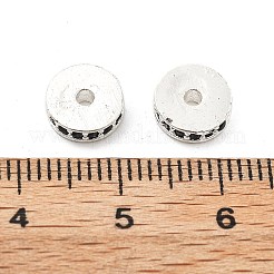 Латунные микро проложить кубического циркония бусы KK-R216-15S-01