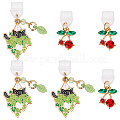 6 шт. 3-х видов пластиковых мобильных пылезащитных заглушек&nbsp;HJEW-CN00012