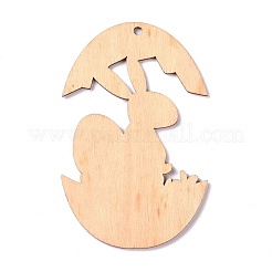 Пасхальная тема деревянные большие подвески WOOD-I007-02C