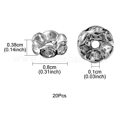 Латунные бусины разделители для поставки стразов RB-YW0001-05D-01P