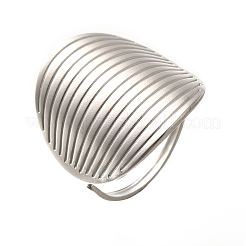 Овальные манжеты из нержавеющей стали 304 для женщин&nbsp;LS-RJEW-G339-01P