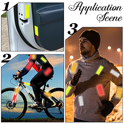 60 шт. светоотражающие наклейки для домашних животных из пластика DIY-SP0004-37