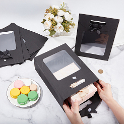 Прямоугольные бумажные подарочные пакеты CON-WH0088-81A