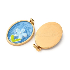 Подвески из нержавеющей стали 304 с эмалью&nbsp;STAS-U061-43G-02