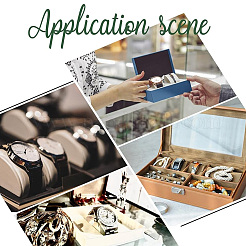 Дисплей ювелирных изделий подушки бархатного браслета BDIS-WH0002-14