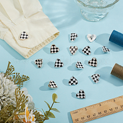 Пластиковые эмалированные пуговицы&nbsp;BUTT-NB0002-17B