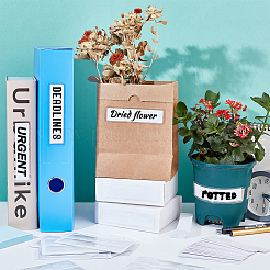 Карманы для держателей этикеток из ПВХ&nbsp;ABAG-WH0046-01