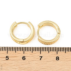 Латунные серьги обруча&nbsp;EJEW-D348-22G