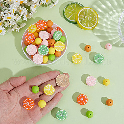 Perles centrales en silicone écologique de qualité alimentaire&nbsp;SIL-PA0001-54