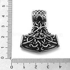 Wikinger-Anhänger aus 304 Edelstahl&nbsp;STAS-N105-04J-AS