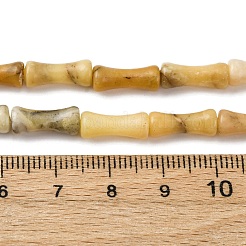 Природные желтые опал бусины пряди G-L624-G10-12x5mm