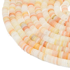 Натуральный красный авантюрин бисер нитей G-P575-B05-6x1mm-01