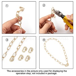 Charmes de verrouillage de mousqueton à vis de zircone cubique micro pave&nbsp;LS-ZIRC-G160-22G