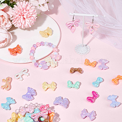 60 шт. 6 вида непрозрачных акриловых бусин с УФ-покрытием&nbsp;PACR-SC0002-69