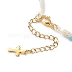 Braccialetti di perline di vetro per le donne&nbsp;BJEW-MZ00214-02