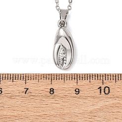 Halsketten mit Anhänger aus Edelstahl 304 für Damen und Herren&nbsp;NJEW-K308-03A-P