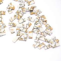 Синтетических бирюзовый кабошон MRMJ-WH0065-94D