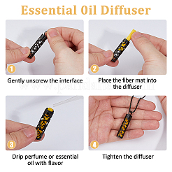 2 шт. 2 стиля ожерелья из нержавеющей стали в виде флаконов духов&nbsp;NJEW-FH0001-30B