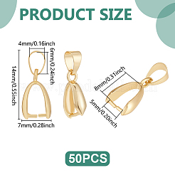 50 шт. латунные зажимные скобы&nbsp;KK-UN0005-32