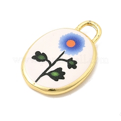 Латунные подвески с принтом&nbsp;KK-K274-07G-17