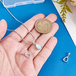 3 шт. подвеска из стерлингового серебра с кабошоном&nbsp;STER-PH0004-25