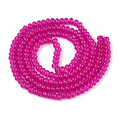 Нити стеклянных бусин из искусственного нефрита&nbsp;GLAA-T025-6mm-16