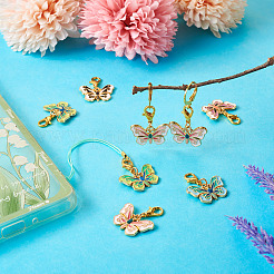 Подвесные украшения из сплава эмали&nbsp;HJEW-TAC0042