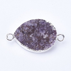 Соединители с натуральными кварцевыми кристаллами&nbsp;G-P252-04