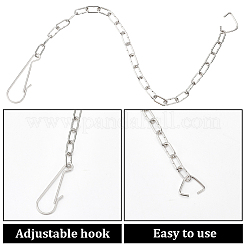 6 шт. 2 стиля 304 нержавеющая сталь цепочка для туалетного демпфера FIND-CN0001-90