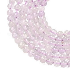 Нити бусин из натурального лавандового аметиста&nbsp;G-K406-A01-3mm
