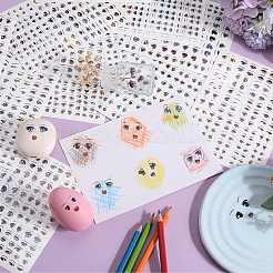 12 лист 12 стиля узор глаз керамика глина вода переводная бумага STIC-CP0001-17