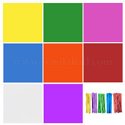 Квадратная упаковка конфет opp упаковка DIY-WH20055-017B