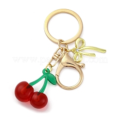 Брелок-подвеска из акрила/смолы в виде фруктов KEYC-JKC01196-01