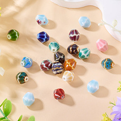 20шт фарфоровые бусины ручной работы&nbsp;PORC-TA0001-29