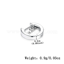 Серьги-кольца из стерлингового серебра для женщин JY4501-1