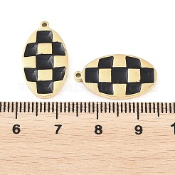 304 Edelstahl-Emaille-Anhänger&nbsp;STAS-P447-01A-G