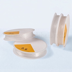 4 Rolle runder elastischer Stretchfaden aus Kristallglas&nbsp;EW-TA0001-09B