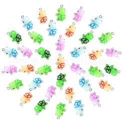 40pcs 5 Arten undurchsichtige Harzanhänger&nbsp;RESI-CJ0003-56