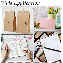 18 шт. 9 вида прозрачных акриловых скрепок&nbsp;AJEW-PH0004-89