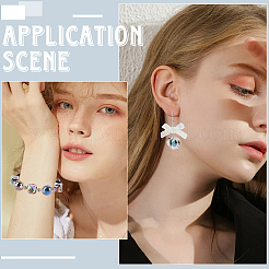 60шт 10 цвета акриловые бусины OACR-SC0001-98