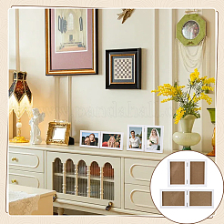 Soporte plegable para fotos de MDF (2 unidad&nbsp;AJEW-FG0005-82B